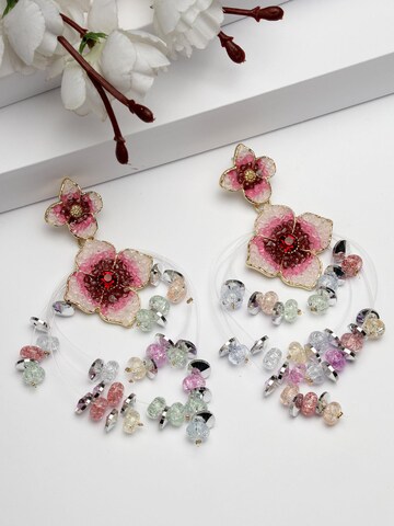 Boucles d'oreilles 'Gisela' AVANT-GARDE PARIS en rose