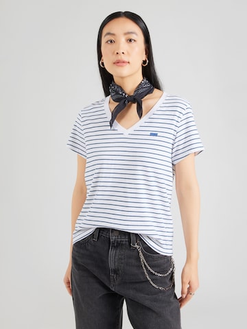LEVI'S ® Póló 'Favorite Cotton V-Neck Tee' - fehér: elől
