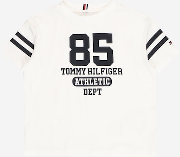 TOMMY HILFIGER - Camisola 'Collegiate' em branco: frente