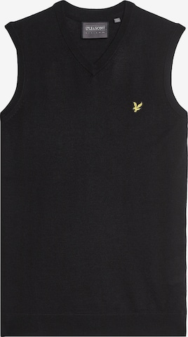 Lyle & Scott Bodywarmer 'Merino' in Zwart: voorkant