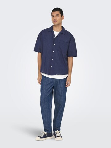 Comfort fit Camicia 'CAIDEN' di Only & Sons in grigio