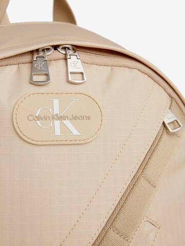 Calvin Klein Jeans Backpack in Beige