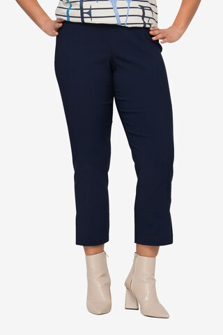 MIAMODA Regular Pants in Blue: front