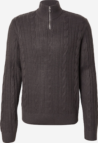 Pull-over 'JREBLUKE' JJ Rebel en gris : devant
