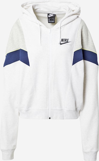 Nike Sportswear Gornji dio trenirke 'Heritage' u mornarsko plava / žuta / svijetlosiva / crna / prljavo bijela, Pregled proizvoda
