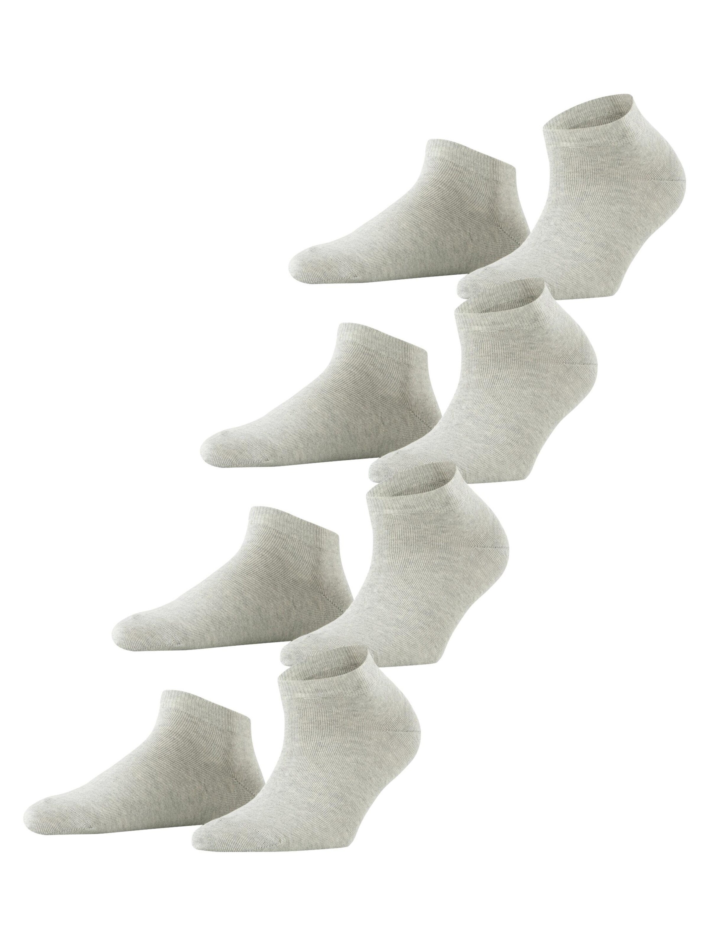 ESPRIT Socken 'Solid 4-Pack'‌‌‌‌‌‌‌ in Grau: Vorderseite