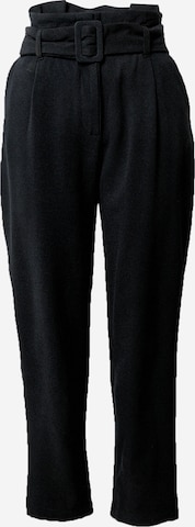 JDY Tapered Pleat-Front Pants 'Xander' in Black: front
