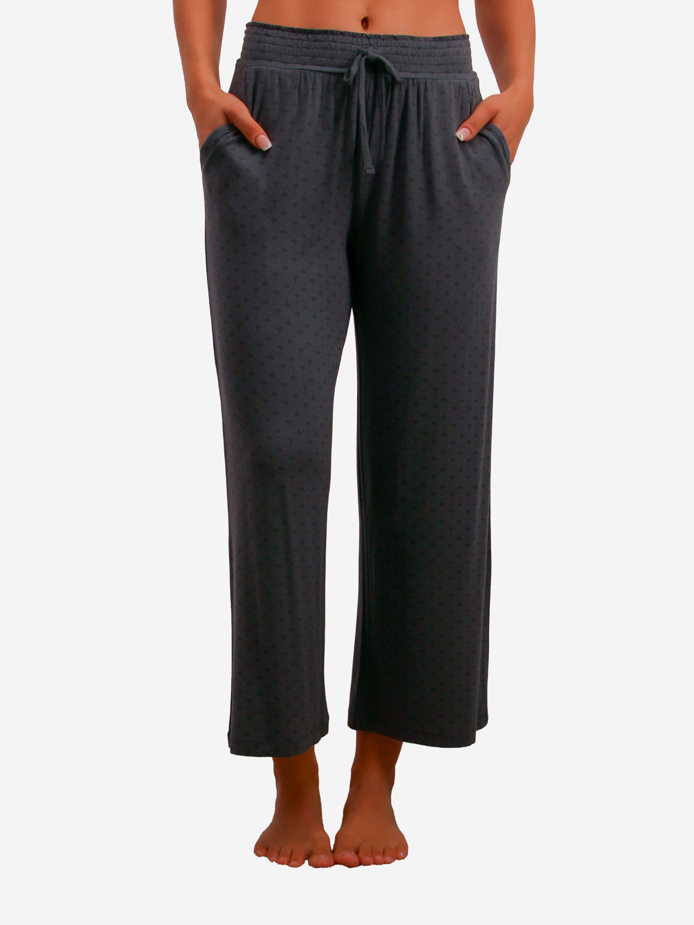 JOOP! Pyjamabroek 'Luxe Fashion' in Grijs: voorkant