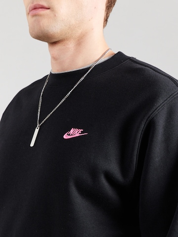 Nike Sportswear Μπλούζα φούτερ 'CLUB' σε μαύρο