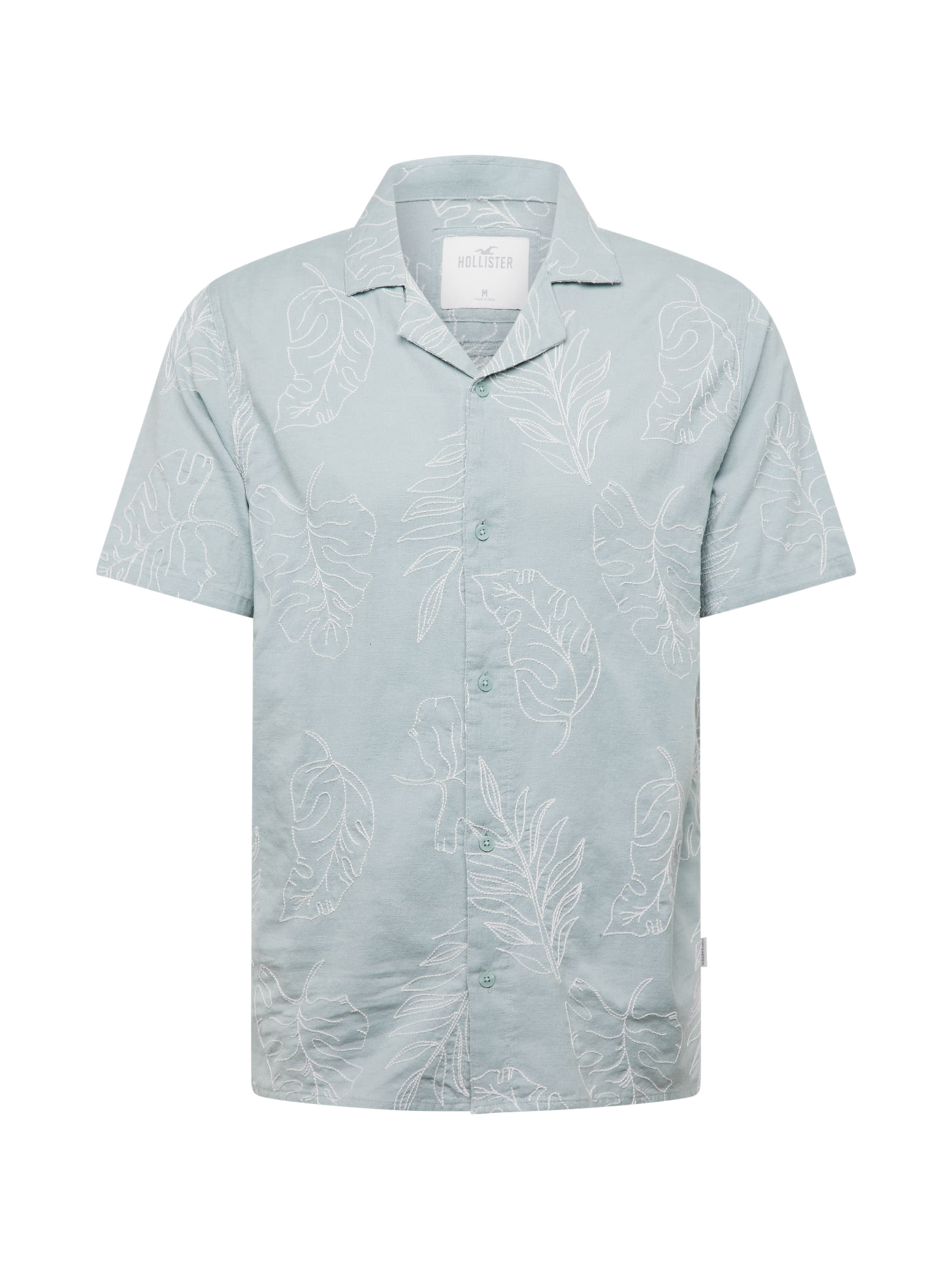 Coupe regular Chemise 'SUMMER' HOLLISTER en bleu : devant