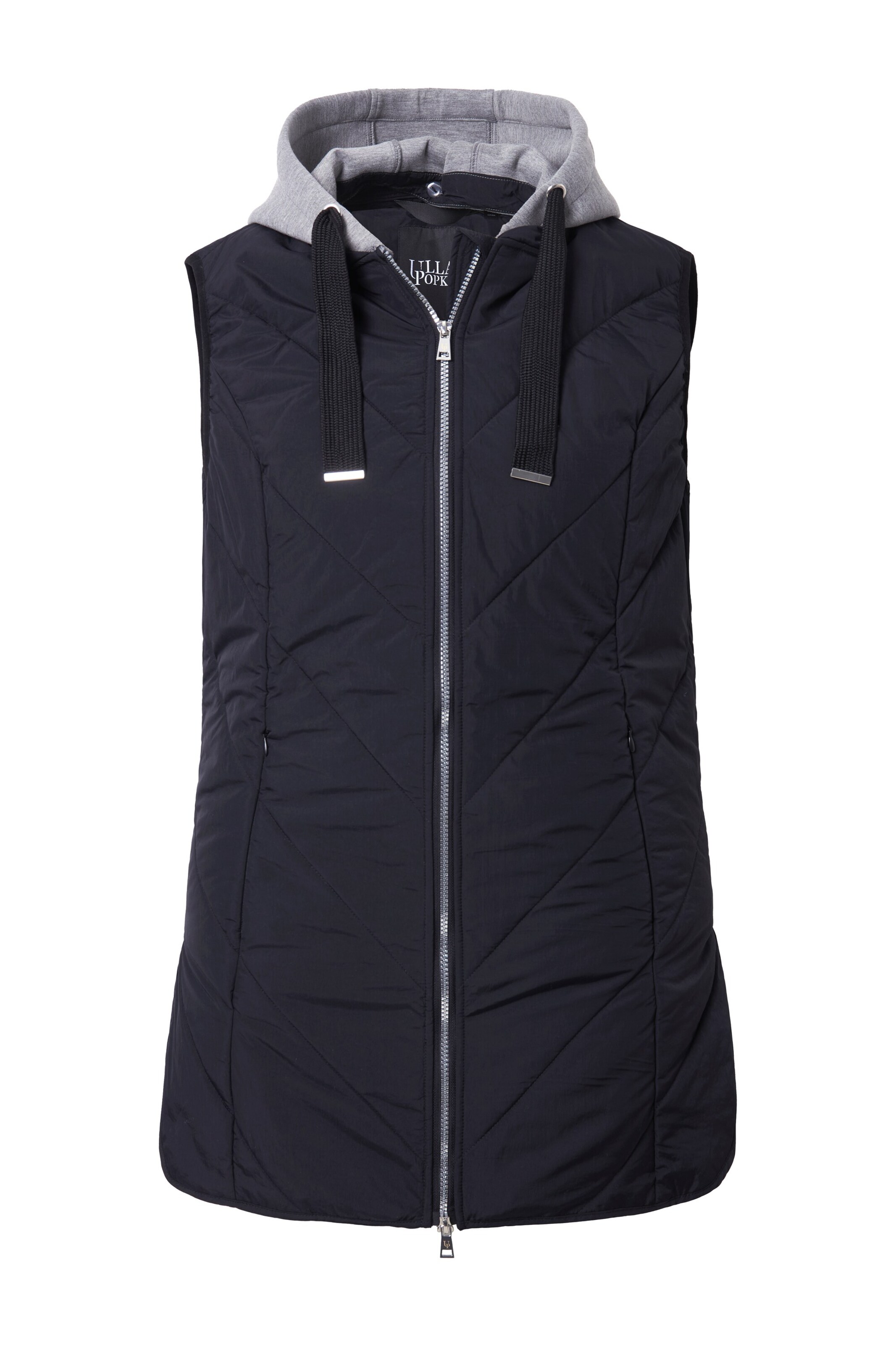Ulla Popken Vest in Black: front