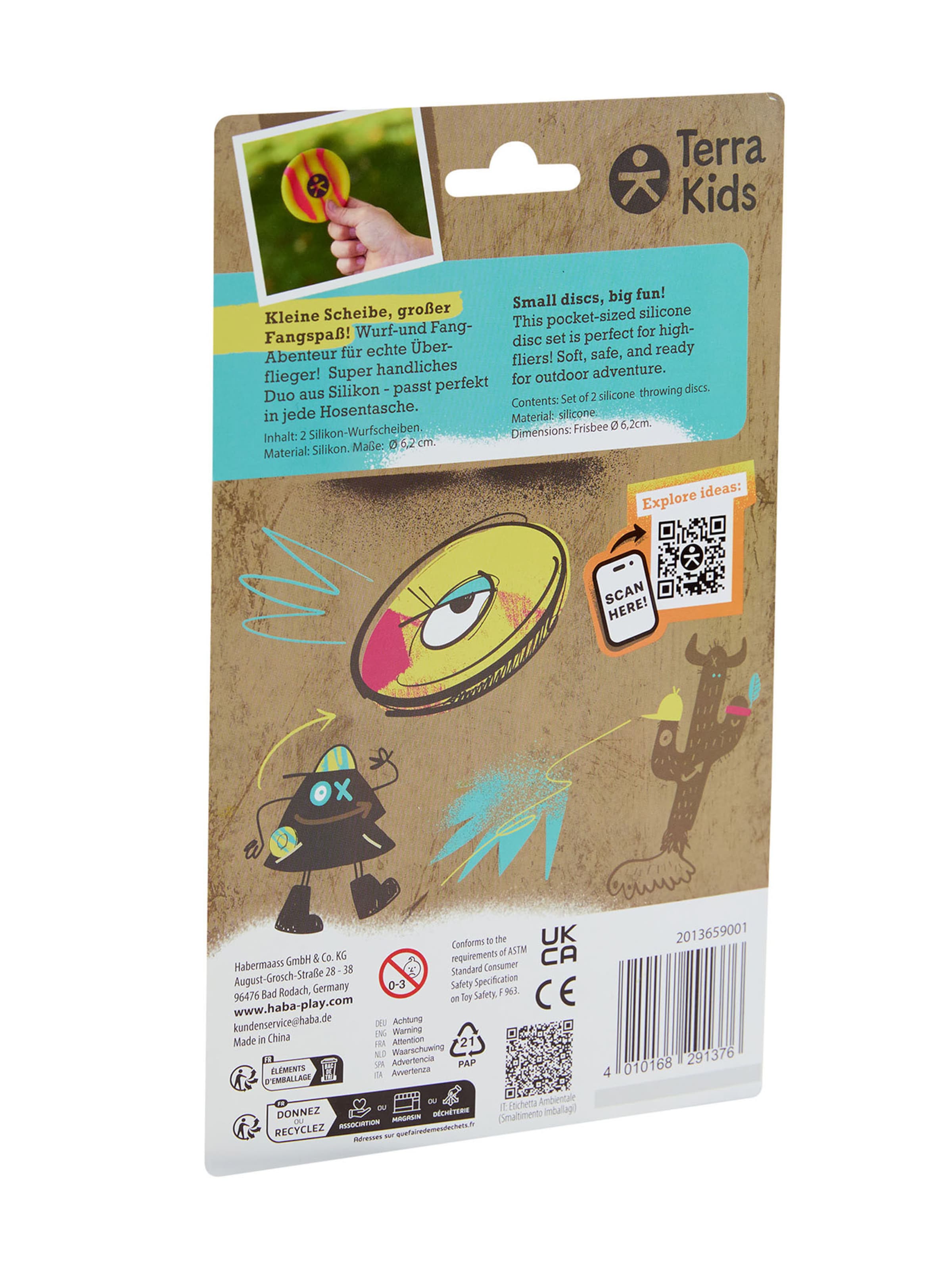 HABA Handwerkartikelen ' Terra Kids Wurfscheiben-Set ' in Gemengde kleuren