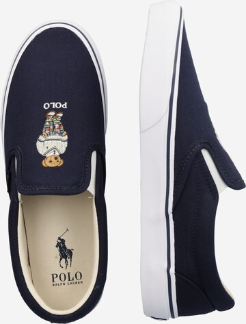Polo Ralph Lauren Slip on boty 'KEATON' – modrá