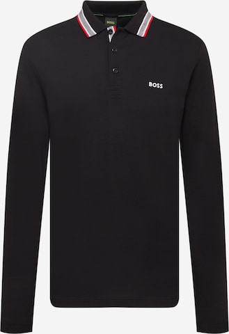 BOSS Green Shirt 'Plisy' in Schwarz: predná strana