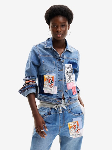 Veste mi-saison 'Mickey Mouse' Desigual en bleu : devant