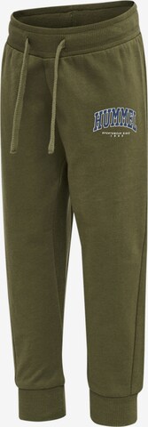 Hummel Tapered Broek in Groen