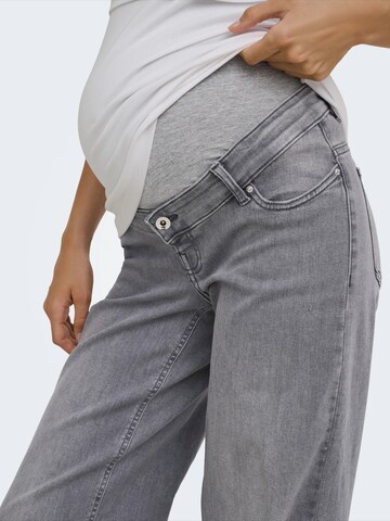 Wide Leg Jean 'OLMMADISON BLUSH' Only Maternity en gris