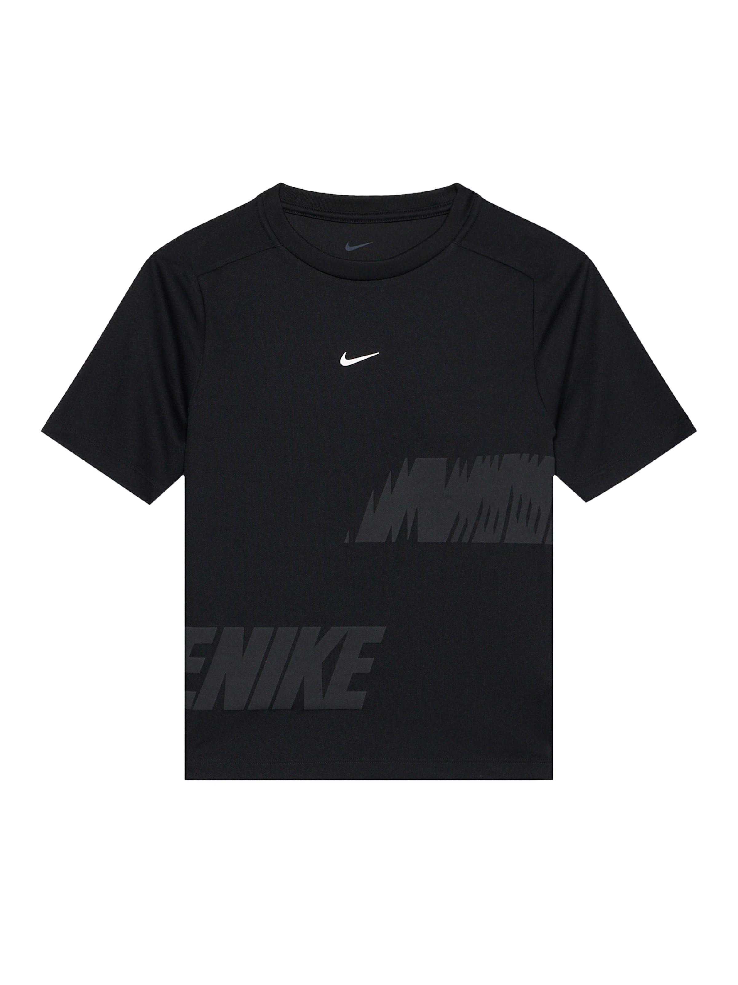 T-Shirt fonctionnel NIKE en noir : devant