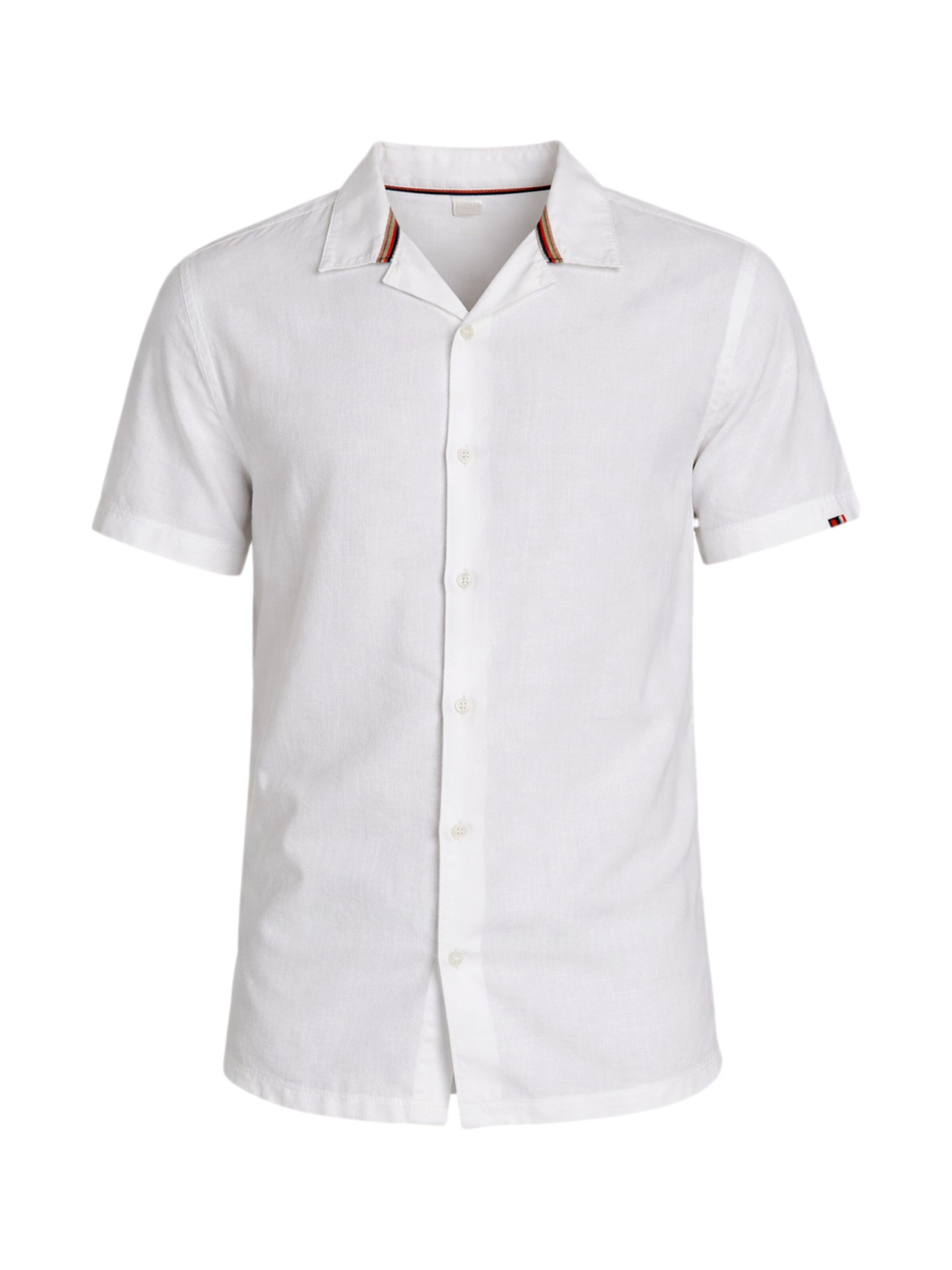INDICODE Regular fit Button Up Shirt in White: front