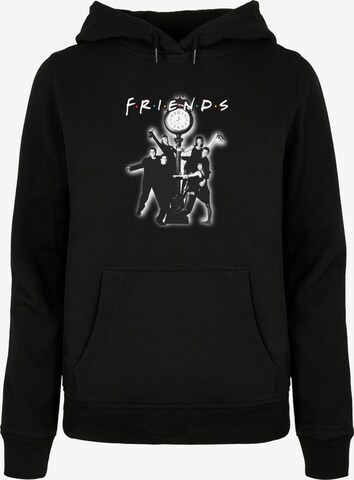 Sweat-shirt 'Friends - Clock Mono Photo' ABSOLUTE CULT en noir : devant