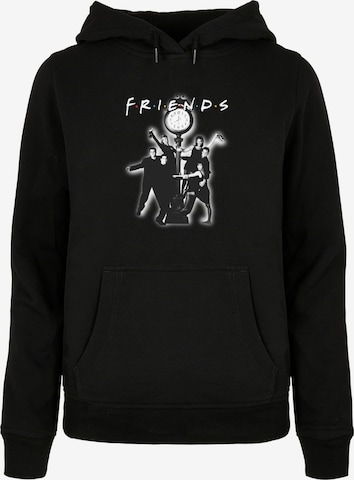 ABSOLUTE CULT Sweatshirt 'Friends - Clock Mono Photo' in Black: front