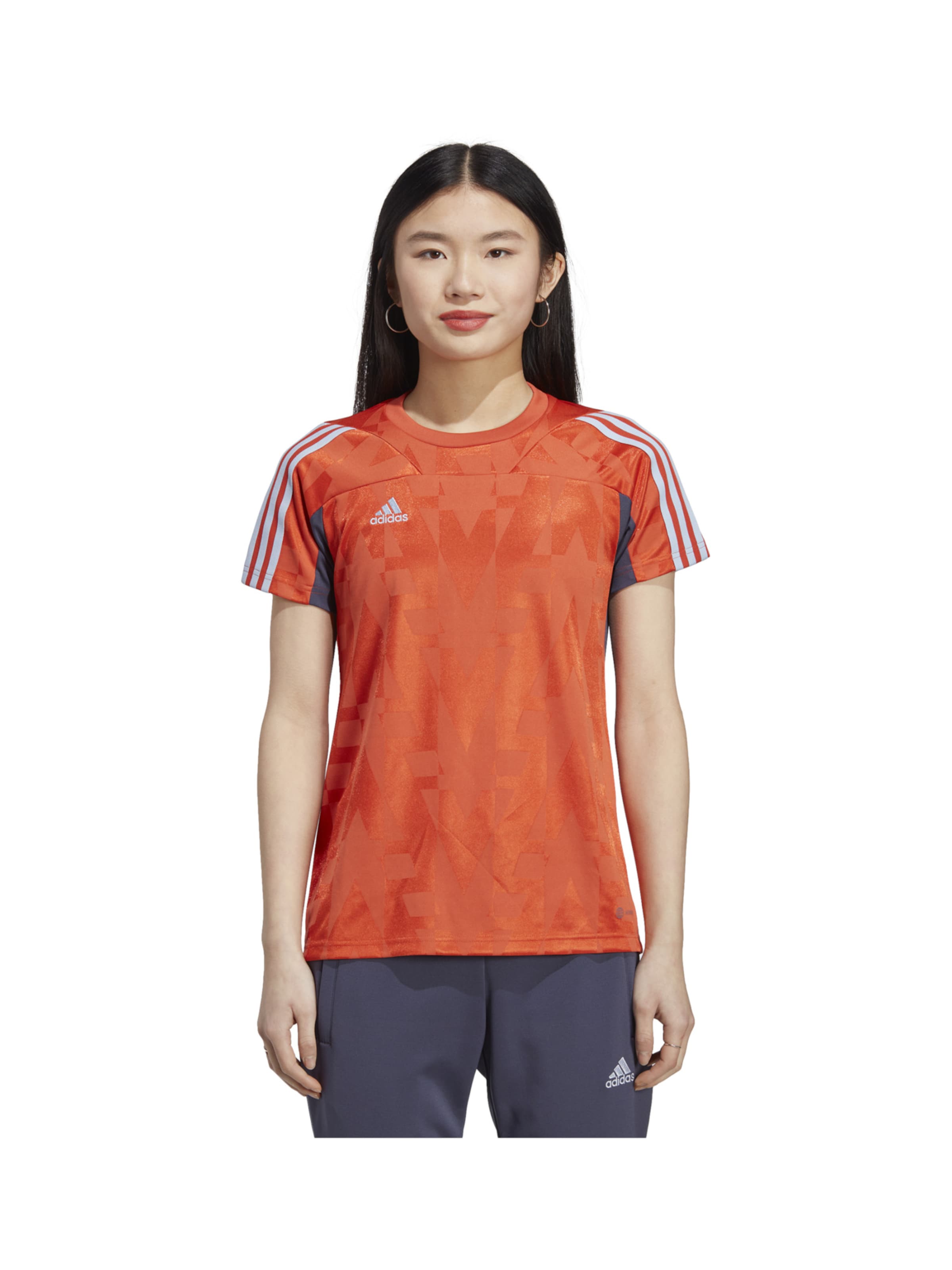 sarkans ADIDAS SPORTSWEAR Sporta krekls: no priekšpuses