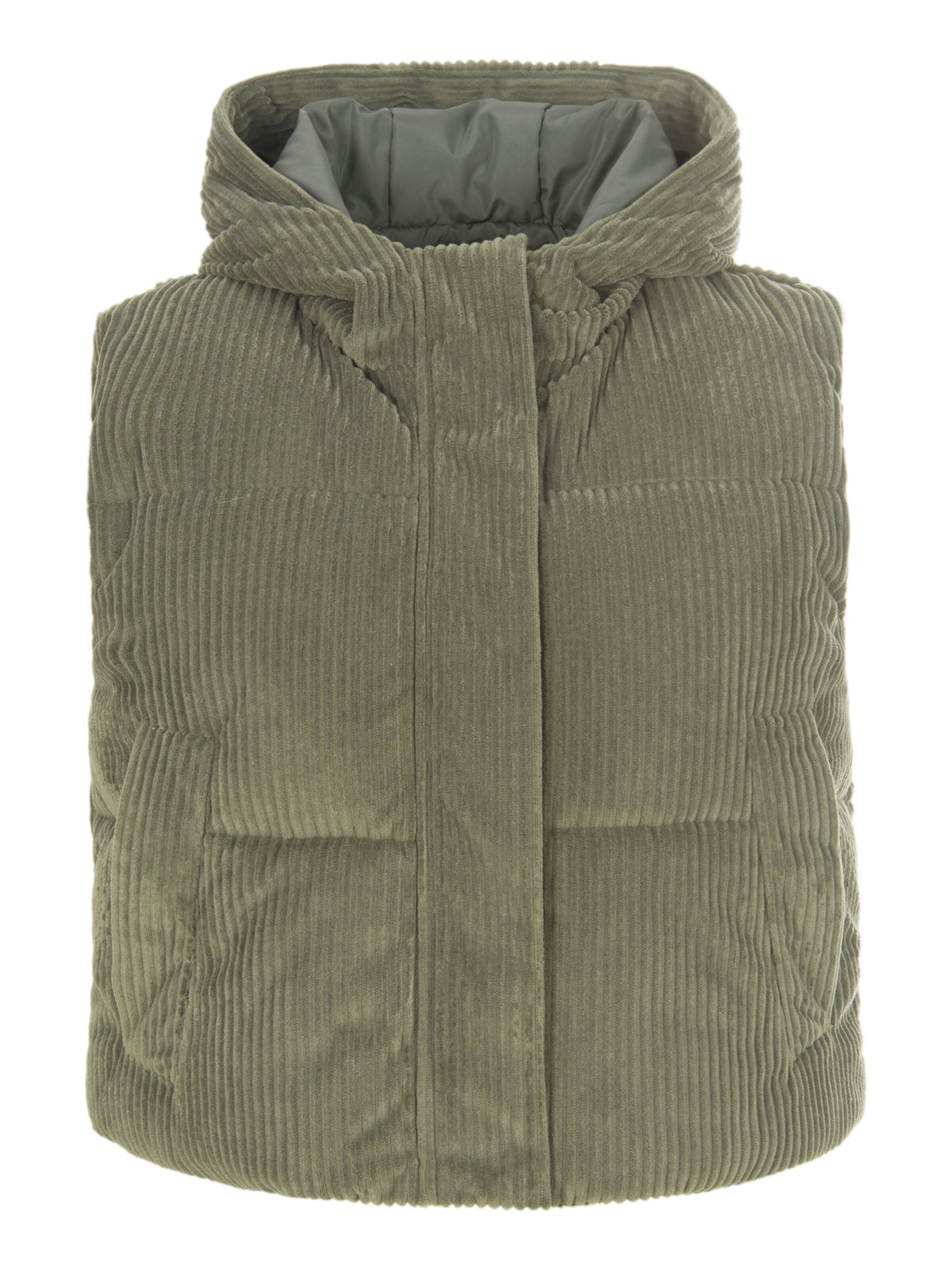 Gilet MADELEINE en vert : devant