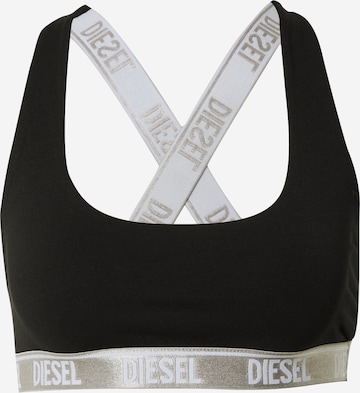 DIESEL Bustier Melltartó - fekete: elől