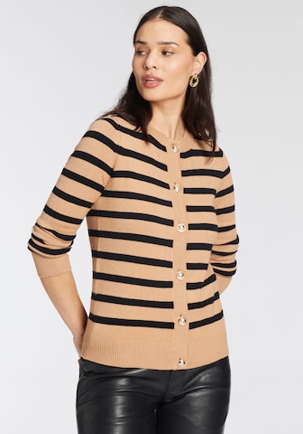 HECHTER PARIS Strickjacke in Beige