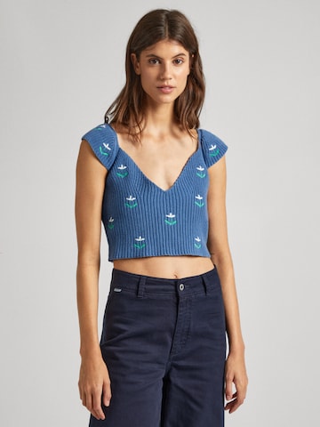 Pepe Jeans Top 'GREER' in Blau: predná strana