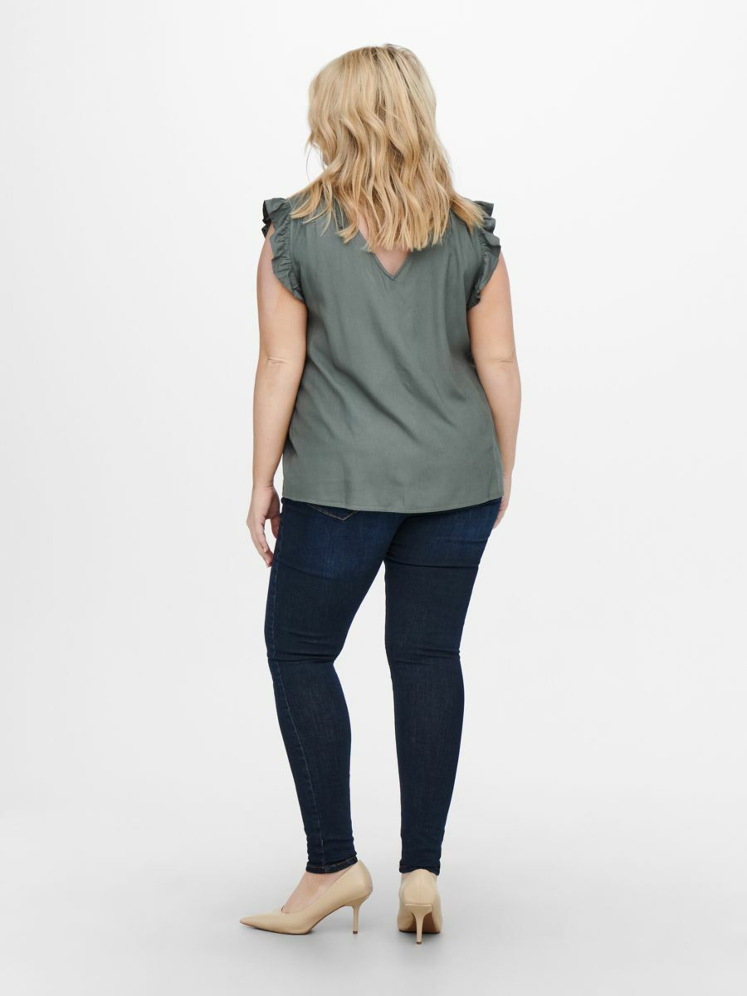 Frauen Shirts & Tops ONLY Carmakoma Top in Grün - PQ33110 Frauen Shirts & Tops ONLY Carmakoma Top in Grün - PQ33110