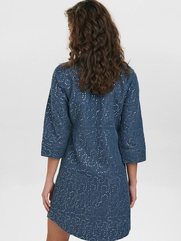 Robe-chemise ' JOURNEY ' NÜMPH en bleu