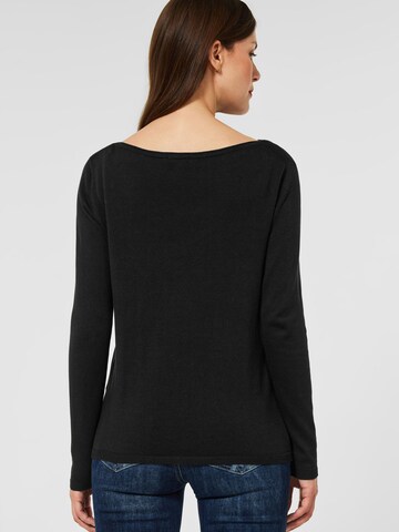 STREET ONE Pullover in Schwarz