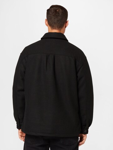 Veste mi-saison Bershka en noir