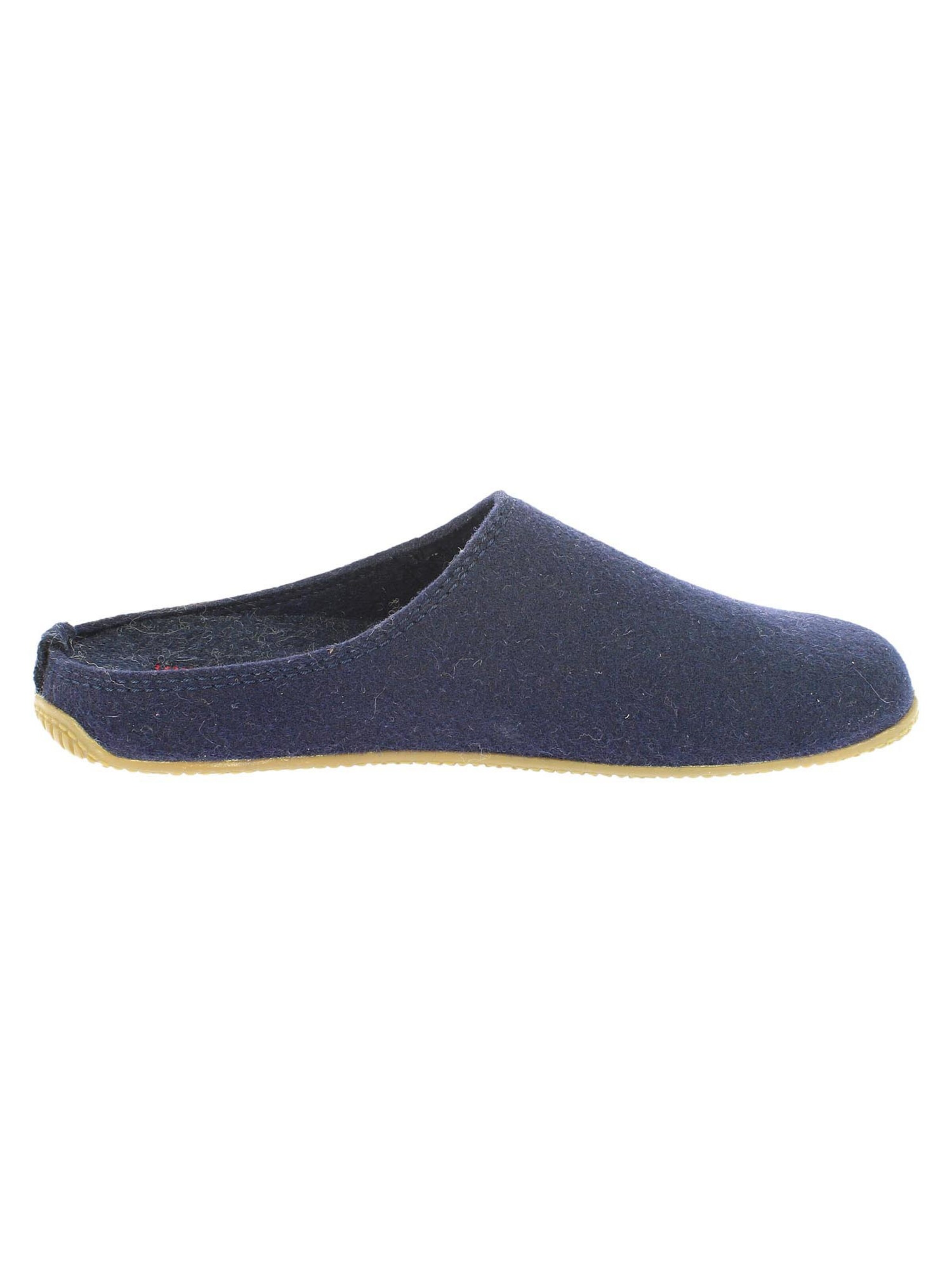 Living Kitzbühel Slippers 'Filz - Schweizer Kreuz' in Blue
