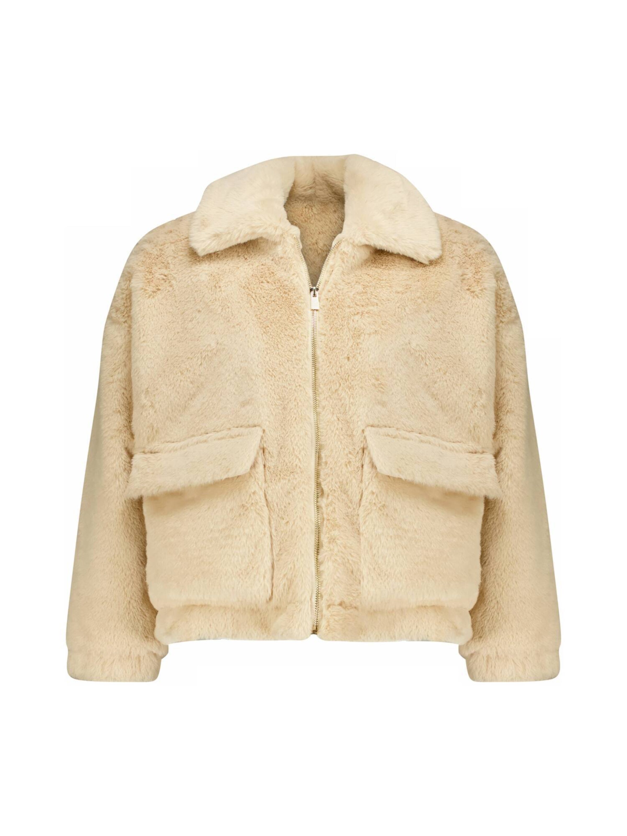 Veste mi-saison 'Rusalka' Deeluxe en beige : devant