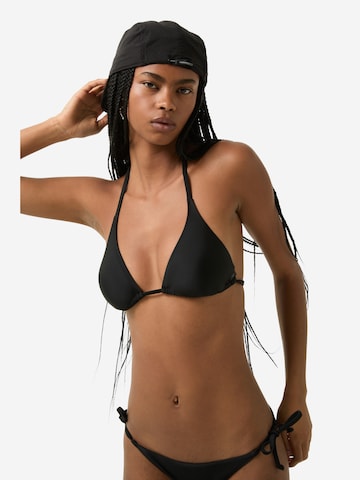 Bogner Fire + Ice Triangel Bikinitop 'Gaby' in Schwarz: Vorderseite