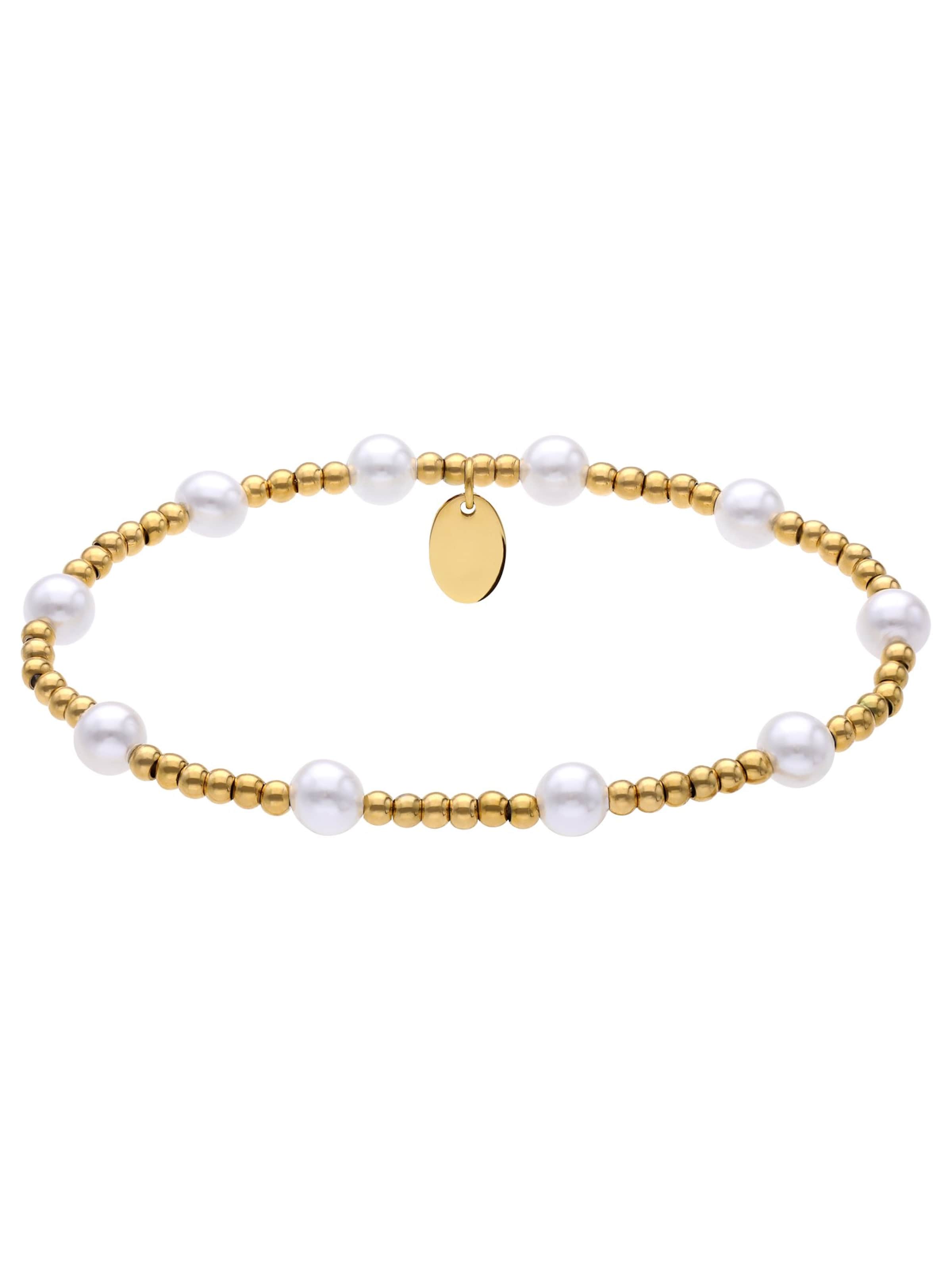 Lucardi Armband in Gold: Vorderseite