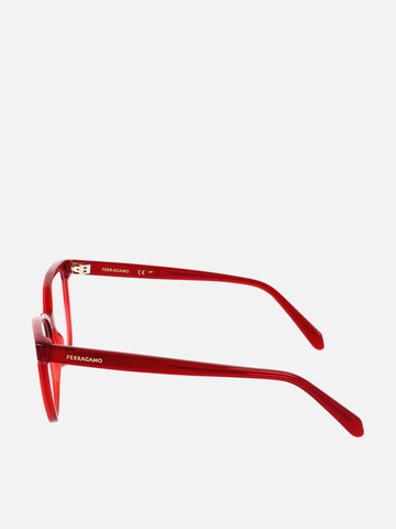 FERRAGAMO Zonnebril in Rood