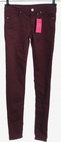 H&M Skinny Jeans 25-26 in Rot: predná strana