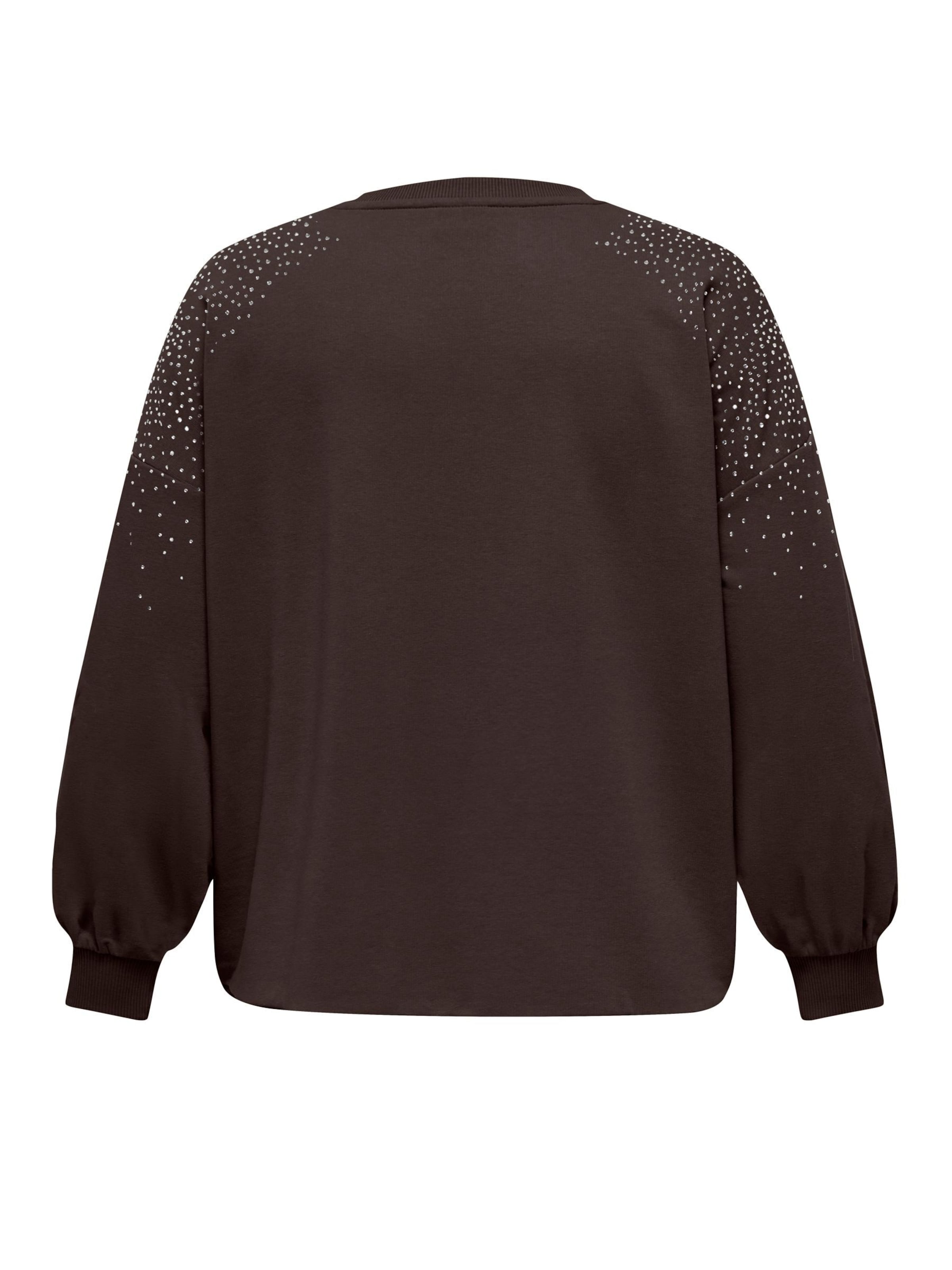 ONLY Carmakoma - Sudadera 'VIOLETTA' en marrón