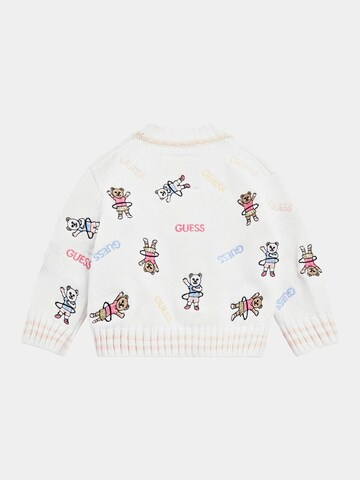 GUESS Knit Cardigan in White