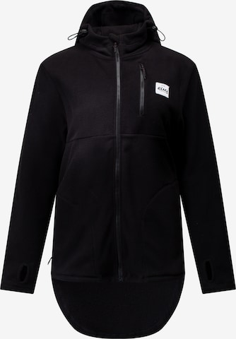 Veste en polaire fonctionnelle Eivy en noir : devant