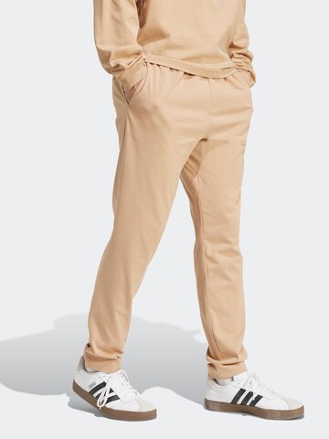ADIDAS SPORTSWEAR regular Παντελόνι φόρμας σε μπεζ: μπροστά