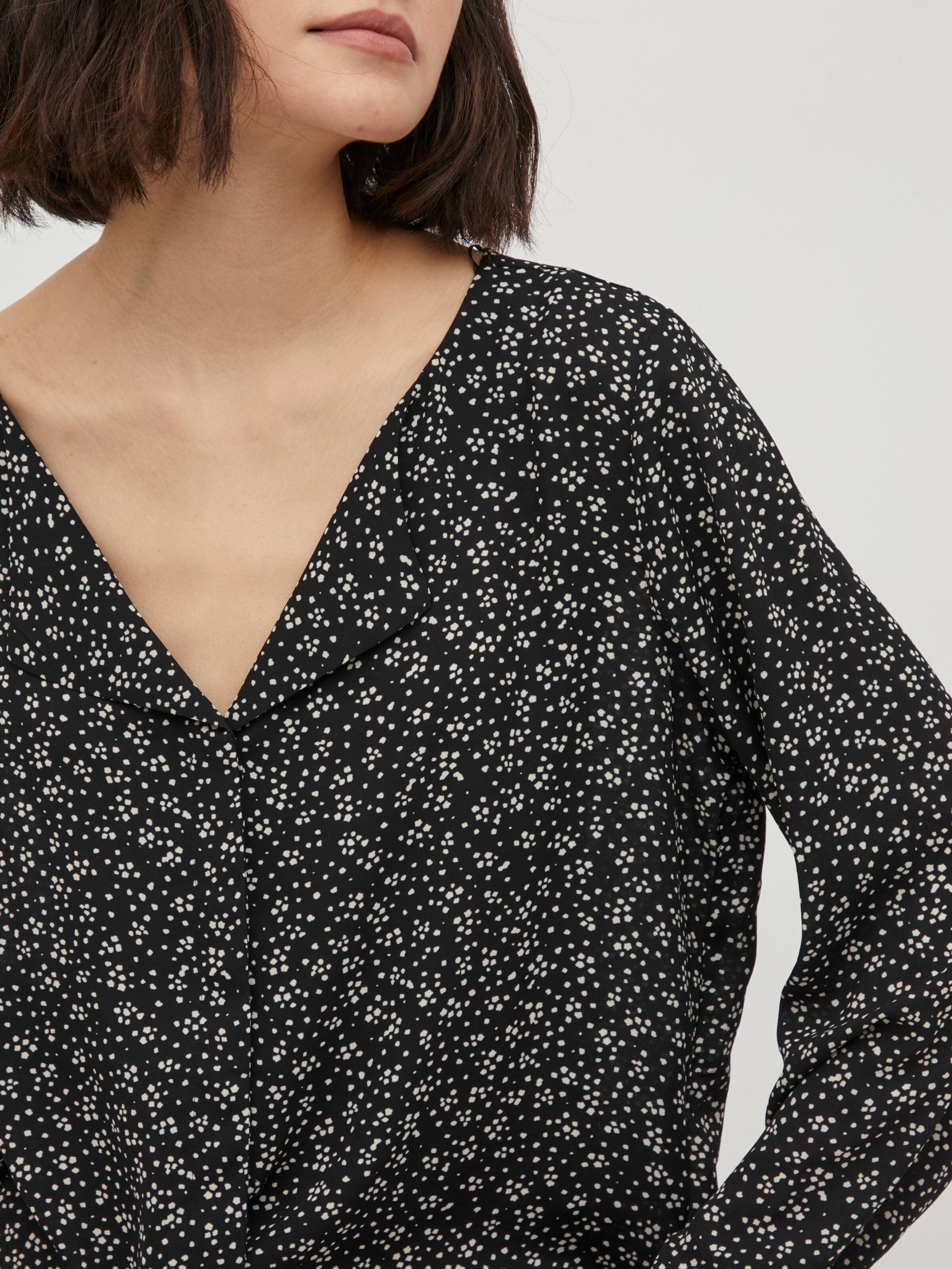 Frauen Große Größen VILA Bluse in Schwarz - MH79365 Frauen Große Größen VILA Bluse in Schwarz - MH79365