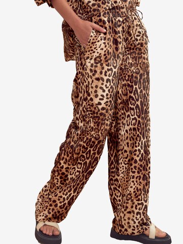 Next Wide leg Broek in Bruin: voorkant