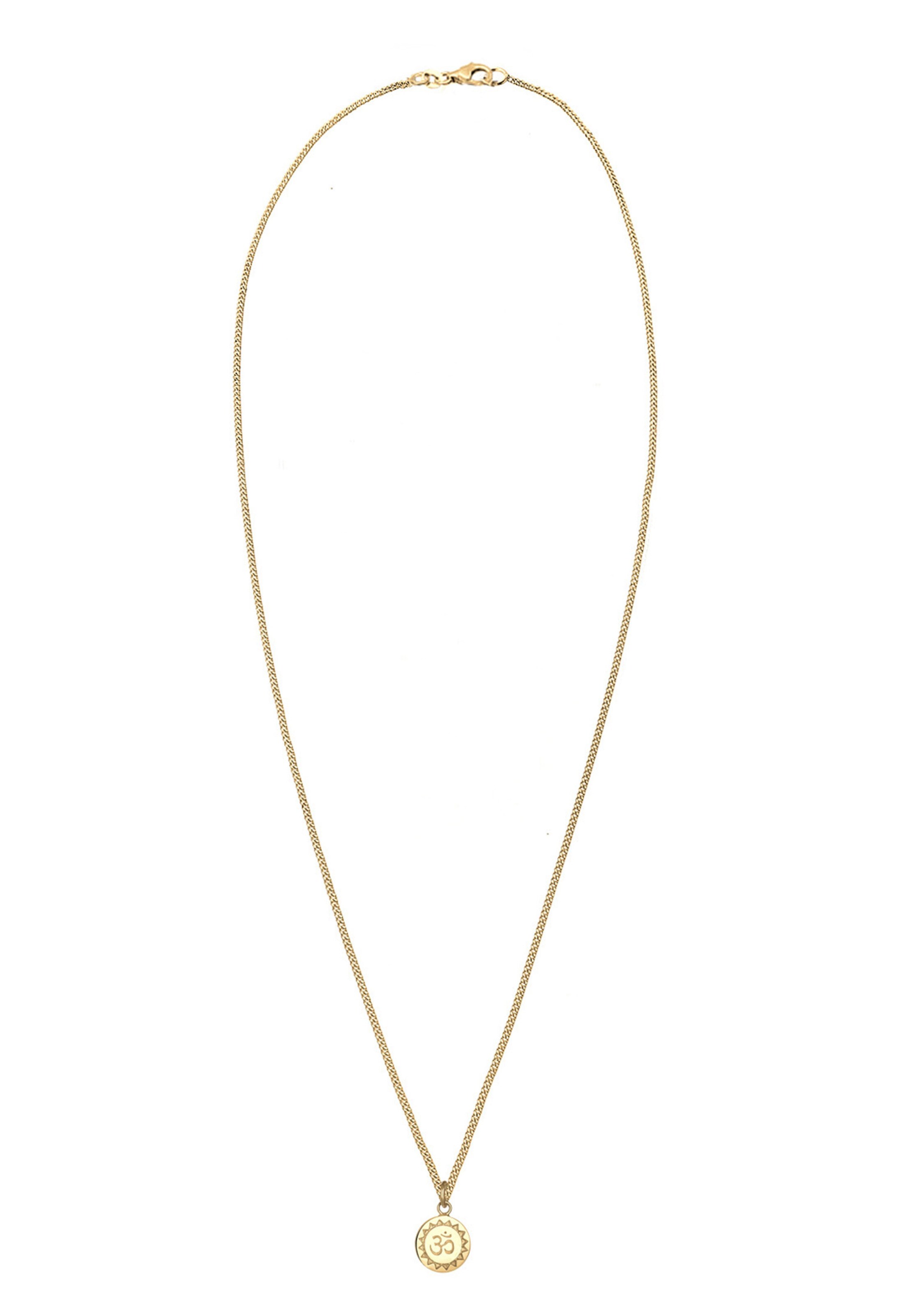 ELLI Kette 'Om' in Gold: Vorderseite