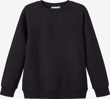 NAME IT Sweatshirt 'Leno' in Zwart: voorkant