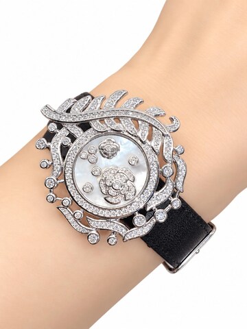 LanLivia - Pulsera 'Camellia' en negro