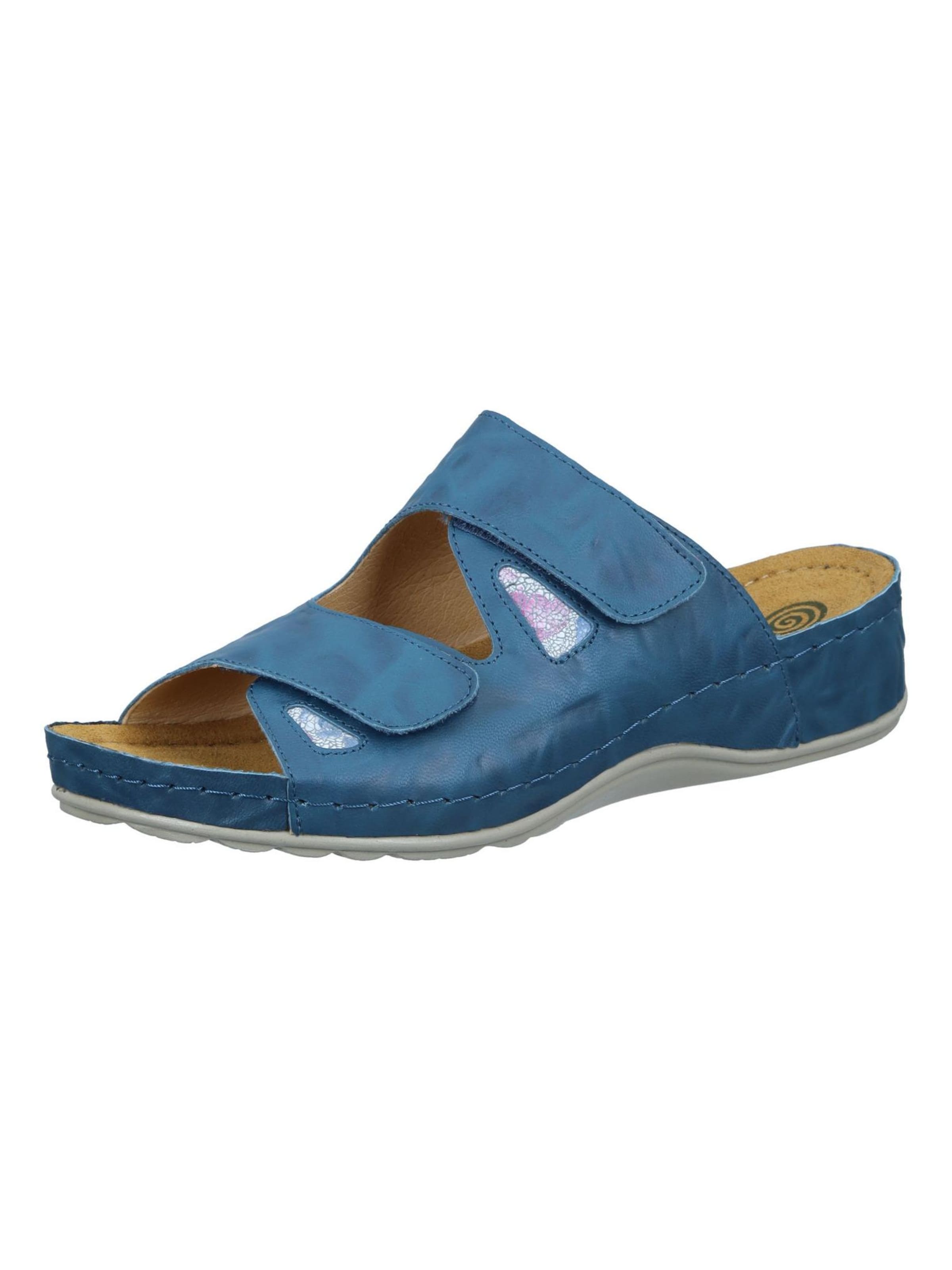 DR. BRINKMANN Mules 'Pantoletten SAGUNT' in Blue: front